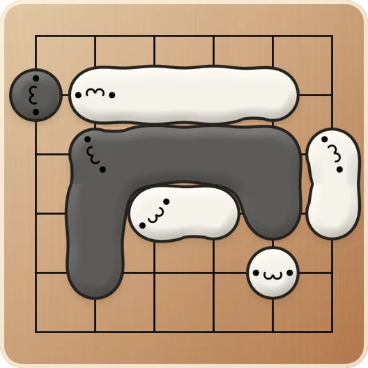 6路盤です。まん中の白2つを取りたい。どちら側からアタリにする?