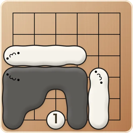 白1と打たれると、黒は眼を2つ作れません。